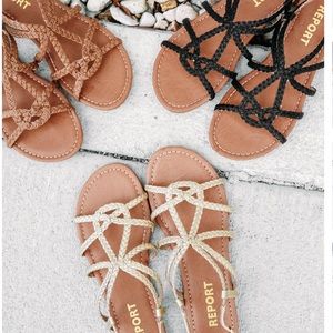 Tan Braided Sandal